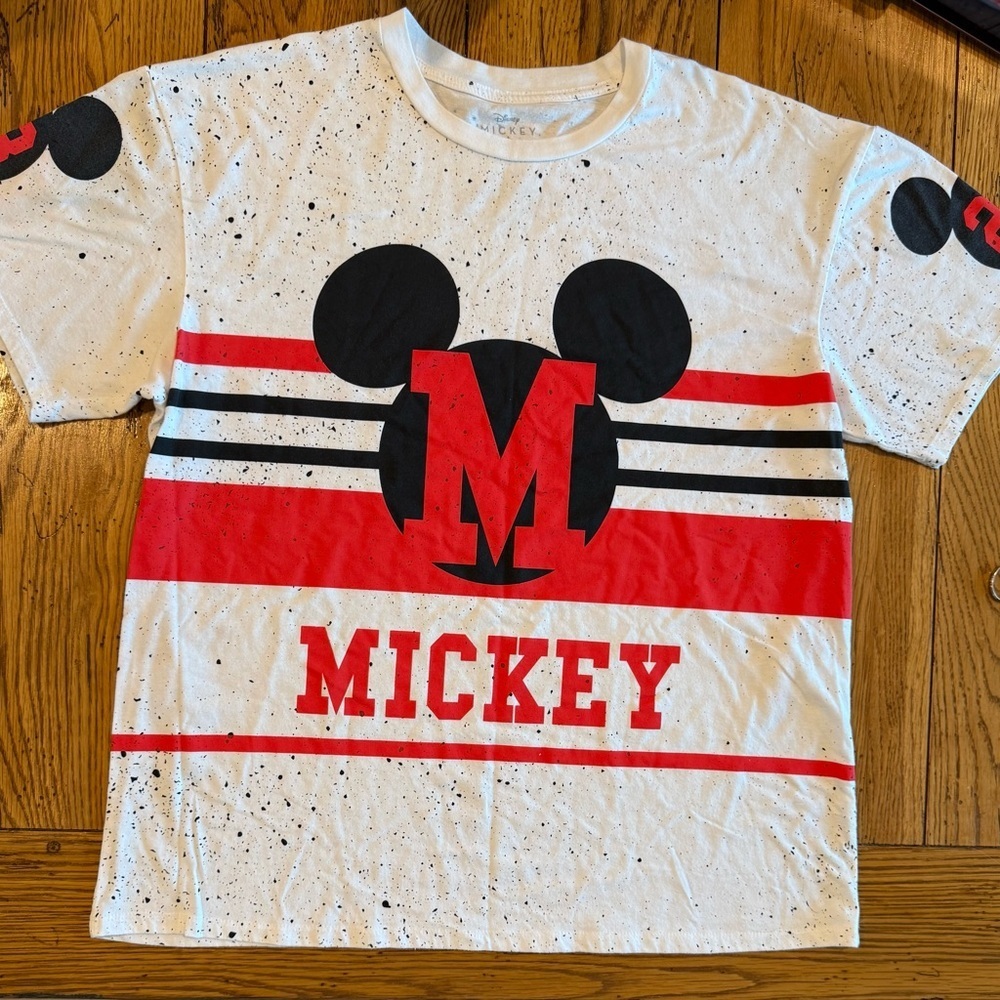 Disney Mickey Red and White Short Sleeve Tee SZ M
NWOT - Picture 7 of 7